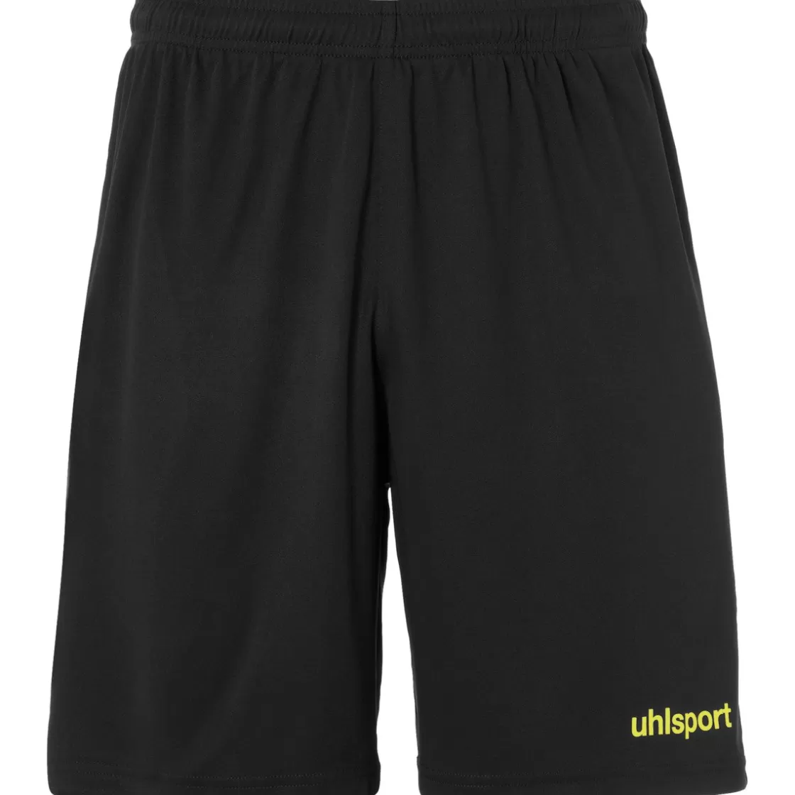 uhlsport Center Basic Shorts Black/Fluo Yellow Clearance