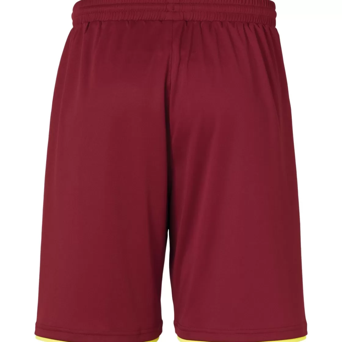 uhlsport Club Shorts Burgundy/Fluo Yellow Fashion