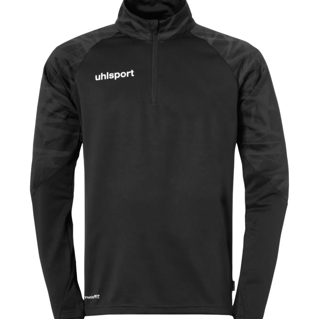 uhlsport Goal 25 1/4 Zip Top Black/Anthra Hot