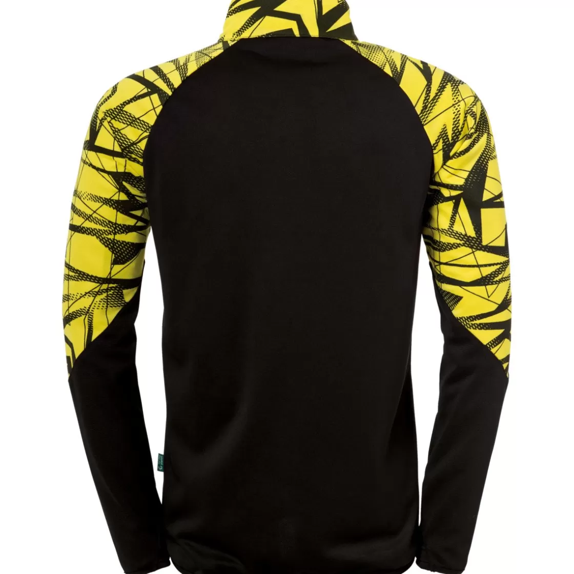 uhlsport Goal 25 1/4 Zip Top Black/Lime Yellow Hot