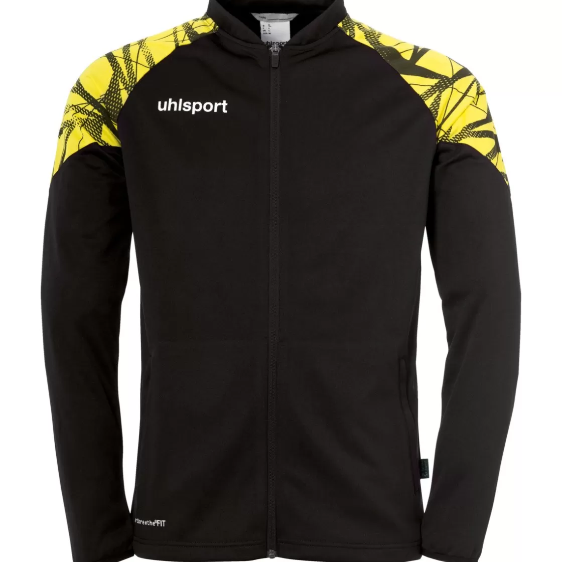 uhlsport Goal 25 Poly Jacke Black/Lime Yellow Hot