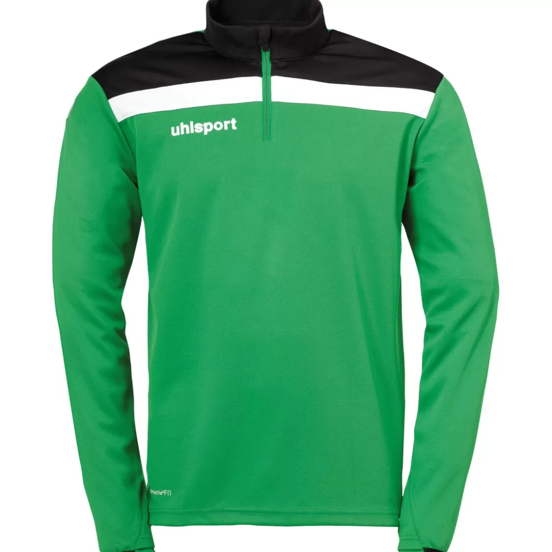 uhlsport Offense 23 1/4 Zip Top Green/Black/White Shop