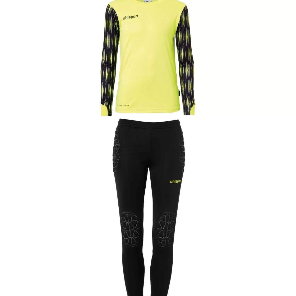 uhlsport Reaction Goalkeeper Set Junior Fluo Yellow/Black Shop