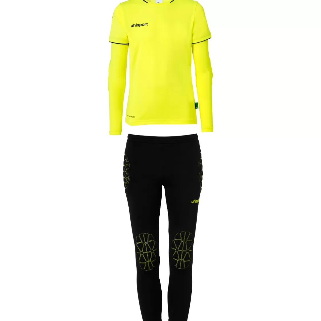 uhlsport Save Goalkeeper Set Junior Fluo Yellow/Black Best Sale