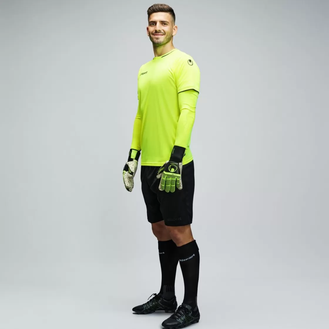 uhlsport Save Goalkeeper Shirt Fluo Yellow/Black New