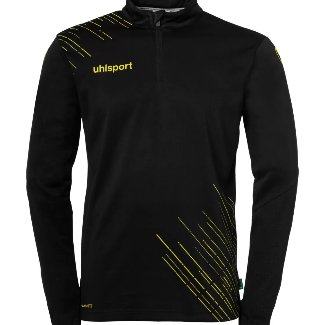 uhlsport Score 26 1/4 Zip Top Black/Lime Yellow Store