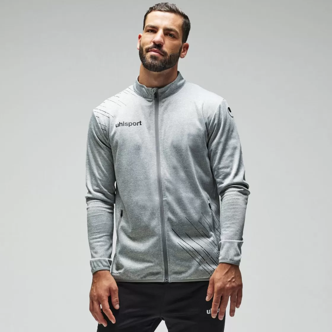 uhlsport Score 26 Classic Jacket Dark Grey Melange/Black Shop