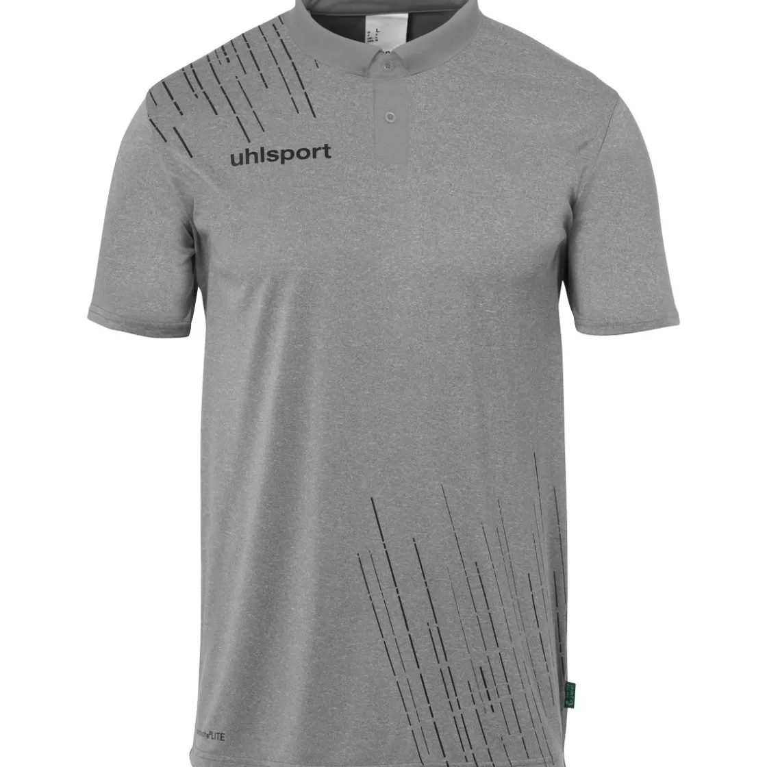 uhlsport Score 26 Poly Polo Dark Grey Melange/Black Best