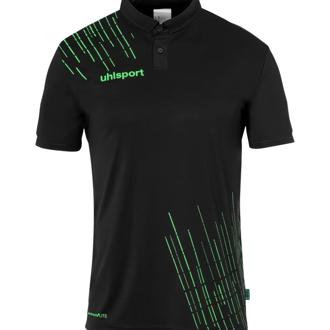 uhlsport Score 26 Poly Polo Black/Fluo Green Shop